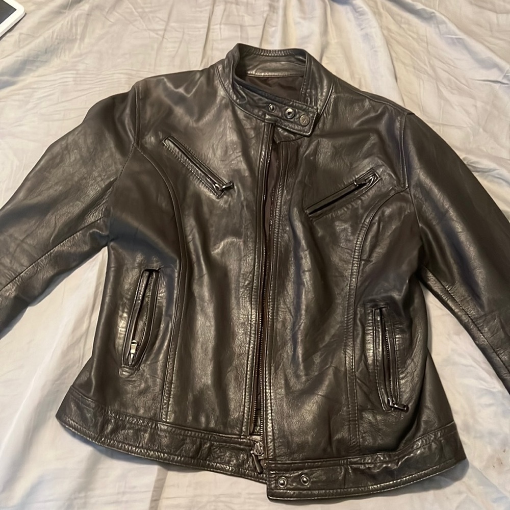 Leather jacket from Italy